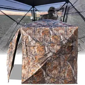 SPUR Collector 3 Person Hunting Blind, Portable Ground Blind with Silent Windows, Portable Durable Hunting Tent for Deer & Turkey Hunting SPUR Collector 3 Person Hunting Blind, Portable Ground Blind with Silent Windows, Portable Durable Hunting Tent for Deer & Turkey Hunting