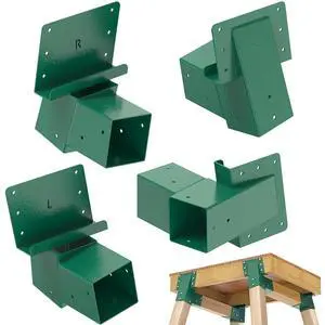 Deer Stand Brackets 4-Pack, Outdoor 4x4 Compound Angle Brackets, Elevator Bracket, Multi-Use Platform Bracket for Deer Stand, Hunting Blinds, Shooting Shack, Observation Decks, Tree Houses Deer Stand Brackets 4-Pack, Outdoor 4x4 Compound Angle Brackets, Elevator Bracket, Multi-Use Platform Bracket for Deer Stand, Hunting Blinds, Shooting Shack, Observation Decks, Tree Houses