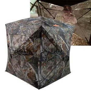 SPUR Collector 3 Person Hunting Blind, Portable Ground Blind with Silent Windows, Portable Durable Hunting Tent for Deer & Turkey Hunting SPUR Collector 3 Person Hunting Blind, Portable Ground Blind with Silent Windows, Portable Durable Hunting Tent for Deer & Turkey Hunting