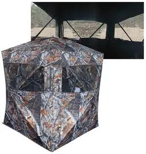 SPUR Collector 3 Person Hunting Blind, Portable Ground Blind with Silent Windows, Portable Durable Hunting Tent for Deer & Turkey Hunting SPUR Collector 3 Person Hunting Blind, Portable Ground Blind with Silent Windows, Portable Durable Hunting Tent for Deer & Turkey Hunting