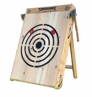 Crosshairs Wooden Foldable Axe and Knife Throwing Target Board Crosshairs Wooden Foldable Axe and Knife Throwing Target Board