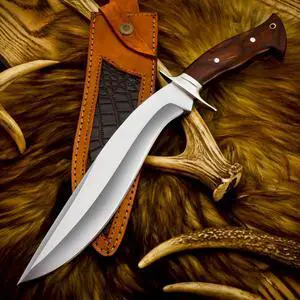 REG-234 Handmade Customised D2 Steel Kukri Knife - Exotic Wood Handle REG-234 Handmade Customised D2 Steel Kukri Knife - Exotic Wood Handle