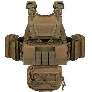 YAKEDA Outdoor Training Vest With PALS System MultiFunctional MOLLE Quick Release Vest- For Hiking, Camping Training YAKEDA Outdoor Training Vest With PALS System MultiFunctional MOLLE Quick Release Vest- For Hiking, Camping Training