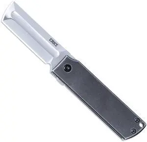 MinimalX Everyday Carry Folding Knife: Razor Style with 12C27 Steel Blade, Stainless Steel Handle, 5915 MinimalX Everyday Carry Folding Knife: Razor Style with 12C27 Steel Blade, Stainless Steel Handle, 5915