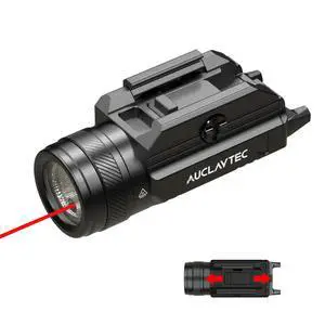 1200 Lumen Pistol Light Laser Combo Red Beam Tactical Flashlight, Pistol Flashlight Adjustable Slide Locating Keys for Picatinny 1200 Lumen Pistol Light Laser Combo Red Beam Tactical Flashlight, Pistol Flashlight Adjustable Slide Locating Keys for Picatinny