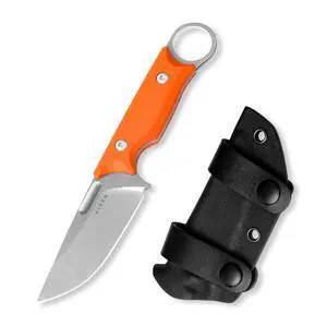 Cabox Fixed Blade Knife 3.36" D2 Steel Fixed Blade Hunting Knife G10 Handle with Sheath Survival Camping Knife 1048M2 Cabox Fixed Blade Knife 3.36" D2 Steel Fixed Blade Hunting Knife G10 Handle with Sheath Survival Camping Knife 1048M2