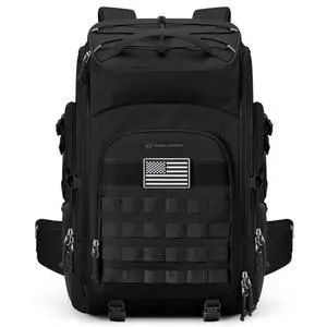 Tactical Backpack for Men, Water Resistant 40L Military Bag | Molle System, 900d Polyester, Laptop Pocket, Load Compression, Tripod Straps, For Hunting, Travel, Hiking,Gym, Camping Tactical Backpack for Men, Water Resistant 40L Military Bag | Molle System, 900d Polyester, Laptop Pocket, Load Compression, Tripod Straps, For Hunting, Travel, Hiking,Gym, Camping