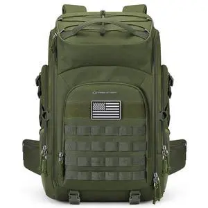 Tactical Backpack for Men, Water Resistant 40L Military Bag | Molle System, 900d Polyester, Laptop Pocket, Load Compression, Tripod Straps, For Hunting, Travel, Hiking,Gym, Camping Tactical Backpack for Men, Water Resistant 40L Military Bag | Molle System, 900d Polyester, Laptop Pocket, Load Compression, Tripod Straps, For Hunting, Travel, Hiking,Gym, Camping