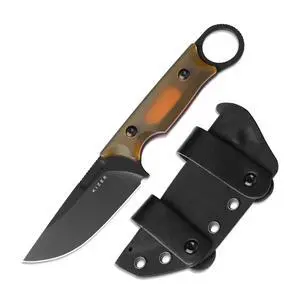 Cabox Fixed Blade Knife 3.36" Nitro V Steel Fixed Blade Hunting Knife PEI Handle with Sheath for Survival Camping Hunting 1048A6 Cabox Fixed Blade Knife 3.36" Nitro V Steel Fixed Blade Hunting Knife PEI Handle with Sheath for Survival Camping Hunting 1048A6