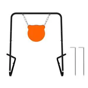 Complete AR500 Steel Targets System Steel Shooting Stand with Chain Mounting Kit - Optional Combination with 3/8 Inch Thick Target for Outdoor Range and Shooting Practice Complete AR500 Steel Targets System Steel Shooting Stand with Chain Mounting Kit - Optional Combination with 3/8 Inch Thick Target for Outdoor Range and Shooting Practice