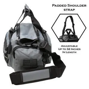 Tactical Range Bag - Medium Size Range Bag for Shooting - Gun Case for Handguns, Ammo Storage, Tactical Backpack, Molle Webbing, Free Subdued USA Patch Tactical Range Bag - Medium Size Range Bag for Shooting - Gun Case for Handguns, Ammo Storage, Tactical Backpack, Molle Webbing, Free Subdued USA Patch