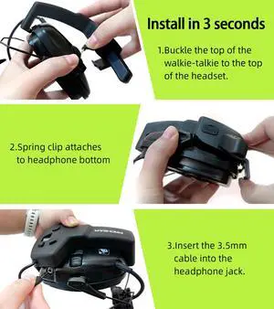 RH08 Walkie Talkie for Howard Leight Impact Sport Electronic Earmuffs, with Rechargeable Battery, Great Signal for Shooting Range Outdoors - 2 Pack RH08 Walkie Talkie for Howard Leight Impact Sport Electronic Earmuffs, with Rechargeable Battery, Great Signal for Shooting Range Outdoors - 2 Pack