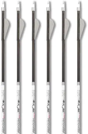 Maxima Photon SD Fletched Arrows with 2-Inch Quadel Raptor X Vanes, 6-Pack - Available in.300,.350, and.400 Maxima Photon SD Fletched Arrows with 2-Inch Quadel Raptor X Vanes, 6-Pack - Available in.300,.350, and.400