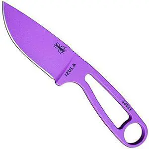 Izula Fixed Blade Knife w/Molded Polymer Sheath and Clip Plate Izula Fixed Blade Knife w/Molded Polymer Sheath and Clip Plate
