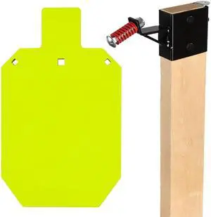 AR500 Steel Shooting Target with 2x4 Target Hanger AR500 Steel Shooting Target with 2x4 Target Hanger