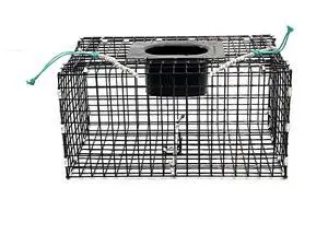 PVC Coated Wire Mesh Small Green Crab Trap PVC Coated Wire Mesh Small Green Crab Trap