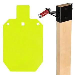 AR500 Steel Shooting Target with 2x4 Target Hanger AR500 Steel Shooting Target with 2x4 Target Hanger