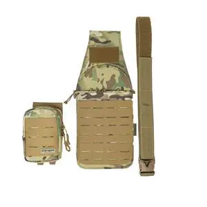Hip Quiver Adjustable Ambidextrous MOLLE Archery Quiver with Accessory Pouch Made in the USA Hip Quiver Adjustable Ambidextrous MOLLE Archery Quiver with Accessory Pouch Made in the USA