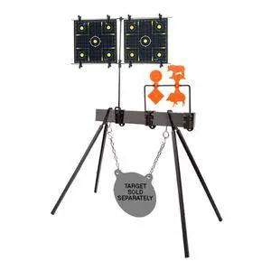 EZ Aim Target Shooting Kit System by Allen, Customizable Target Shooting Set/Steel Gong Target (4 inch / 8 inch / 10 inch) / Mounting Steel Brackets for Shooting System EZ Aim Target Shooting Kit System by Allen, Customizable Target Shooting Set/Steel Gong Target (4 inch / 8 inch / 10 inch) / Mounting Steel Brackets for Shooting System