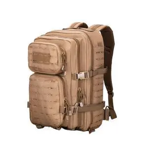 40L Tactical Backpack, Camouflage Military Bug Out Bag, Durable MOLLE Hiking Camping Gear (TAN) 40L Tactical Backpack, Camouflage Military Bug Out Bag, Durable MOLLE Hiking Camping Gear (TAN)