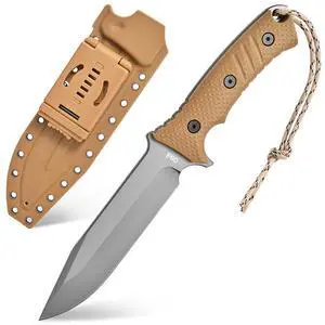 GTK2 Fixed Blade Knife AUS-10 Steel Blade Nylon Fiberglass Handle Full Tang EDC Tool Knifes for Outdoor Camping Survival Adventure Bushcraft (brown) GTK2 Fixed Blade Knife AUS-10 Steel Blade Nylon Fiberglass Handle Full Tang EDC Tool Knifes for Outdoor Camping Survival Adventure Bushcraft (brown)