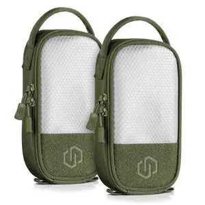 Core Tactical Mesh Zipper Pouch, 4" x 8" Modular EDC Tool Organizer Range Gear Utility Storage Pocket w/Hook Backing, Dump Pouch with Handle, 2-Pack Core Tactical Mesh Zipper Pouch, 4" x 8" Modular EDC Tool Organizer Range Gear Utility Storage Pocket w/Hook Backing, Dump Pouch with Handle, 2-Pack