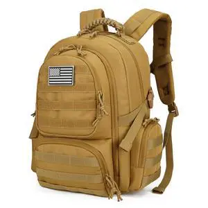 30L Military Tactical Backpack for Men 3 day Assault Pack Molle Daypack Army Hiking Rucksack (Khaki) 30L Military Tactical Backpack for Men 3 day Assault Pack Molle Daypack Army Hiking Rucksack (Khaki)