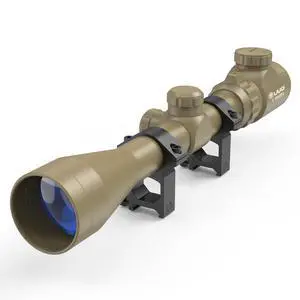 3-9x40 Rifle Scope with Red/Green Illuminated Rangefinder Reticle, 20mm Picatinny/Weaver Rings Included, 1/4 MOA Adjustment, Fast Focus Eyepiece, Waterproof Fogproof 3-9x40 Rifle Scope with Red/Green Illuminated Rangefinder Reticle, 20mm Picatinny/Weaver Rings Included, 1/4 MOA Adjustment, Fast Focus Eyepiece, Waterproof Fogproof
