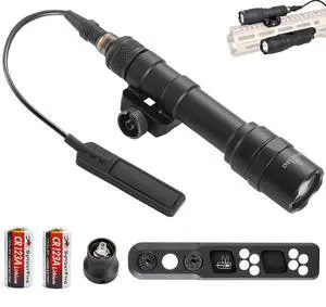 Tactical Flashlight 800 Lumens with Remote Pressure Switch and M-Mount, Picatinny Mount (600) Tactical Flashlight 800 Lumens with Remote Pressure Switch and M-Mount, Picatinny Mount (600)