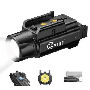 1500 Lumens Pistol Flashlight Magnetic Rechargeable, Gun Light for Pistol with Quick Install Adjustable Rail, Picatinny Flashlight with Strobe Function 1500 Lumens Pistol Flashlight Magnetic Rechargeable, Gun Light for Pistol with Quick Install Adjustable Rail, Picatinny Flashlight with Strobe Function