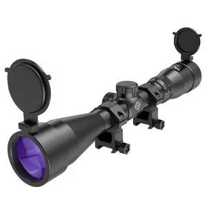 3-9x40 Rifle Scope with Red/Green Illuminated Rangefinder Reticle, 20mm Picatinny/Weaver Rings Included, 1/4 MOA Adjustment, Fast Focus Eyepiece, Waterproof Fogproof 3-9x40 Rifle Scope with Red/Green Illuminated Rangefinder Reticle, 20mm Picatinny/Weaver Rings Included, 1/4 MOA Adjustment, Fast Focus Eyepiece, Waterproof Fogproof