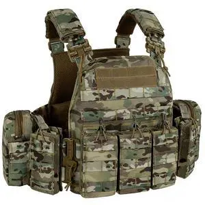 Tactical Outdoor Vest Quick Release Adjustable Hunting Vest with PALS Molle System Tactical Outdoor Vest Quick Release Adjustable Hunting Vest with PALS Molle System
