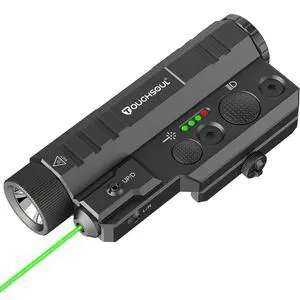 Mlok Picatinny Tactical Flashlight Green Laser Sight Combo | 2400 Lumen Max,Light with Momentary Strobe Function Mlok Picatinny Tactical Flashlight Green Laser Sight Combo | 2400 Lumen Max,Light with Momentary Strobe Function