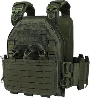 Tactical Vest for Men Quick Release Laser-Cutting Modular Vest for Outdoor Tactical Vest for Men Quick Release Laser-Cutting Modular Vest for Outdoor