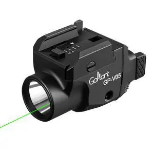 1500 Lumens Compact Weapon Laser Light, Aircraft Grade Aluminum Pistol Light, Adjustable Rail-Mounted Handgun Light and Green Laser Combo 1500 Lumens Compact Weapon Laser Light, Aircraft Grade Aluminum Pistol Light, Adjustable Rail-Mounted Handgun Light and Green Laser Combo
