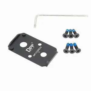 Mount/Adapter Plate Compatible with Smith & Wesson MP 2.0 Optics Ready/CORE Holosun 407C/507C/508T Osight C/XR and Trijicon RMR/SRO - MP-CORE02-TI Mount/Adapter Plate Compatible with Smith & Wesson MP 2.0 Optics Ready/CORE Holosun 407C/507C/508T Osight C/XR and Trijicon RMR/SRO - MP-CORE02-TI