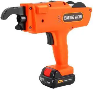 Rebar Tying Machine,8-34Mm Tier Tying Machine,12V Handheld Rebar Tier Gun,Automatic Steel Bar Rod Strapping Binding Tool with 2 Batteries for Steel Bar Rod Tying Binding Rebar Tying Machine,8-34Mm Tier Tying Machine,12V Handheld Rebar Tier Gun,Automatic Steel Bar Rod Strapping Binding Tool with 2 Batteries for Steel Bar Rod Tying Binding
