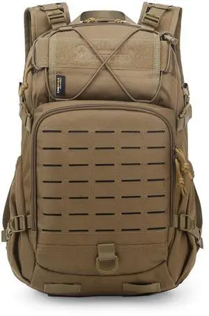 Small Military Tactical Backpack for Men,25L Molle Cordura Backpack for Hiking,Camping,Rucking Small Military Tactical Backpack for Men,25L Molle Cordura Backpack for Hiking,Camping,Rucking