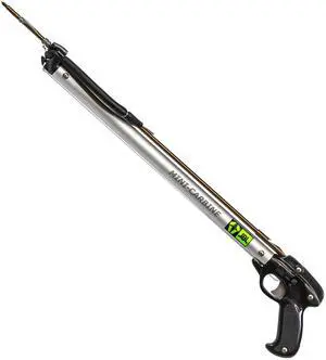 Spearguns Carbine Speargun for Spearfishing, Speargun for Freediving, Scuba Diving, Fishing, Diving, Aluminum Barrel, Stainless Steel Shaft, Easy Stretch Bands, Made in USA Spearguns Carbine Speargun for Spearfishing, Speargun for Freediving, Scuba Diving, Fishing, Diving, Aluminum Barrel, Stainless Steel Shaft, Easy Stretch Bands, Made in USA