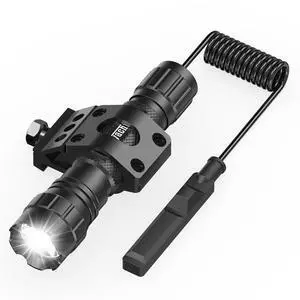 Tactical Flashlight- 1200 Lumen LED Rifle Light,Waterproof with Picatinny/M Lock Mount, Pressure Switch Included (Picatinny Mounted) Tactical Flashlight- 1200 Lumen LED Rifle Light,Waterproof with Picatinny/M Lock Mount, Pressure Switch Included (Picatinny Mounted)