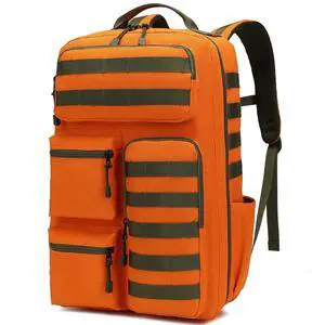 Tactical High-Visibility Orange Backpack for Men Women,30L Military Waterproof MOLLE Backpack Outdoor Ideal for Outdoor, Hiking, Camping, Hunting and Emergency Preparedness Tactical High-Visibility Orange Backpack for Men Women,30L Military Waterproof MOLLE Backpack Outdoor Ideal for Outdoor, Hiking, Camping, Hunting and Emergency Preparedness