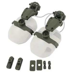 Tactical Helmet ARC Rail Adapter Accessories - Compatible with Walker's Razor Earmuffs Tactical Helmet ARC Rail Adapter Accessories - Compatible with Walker's Razor Earmuffs