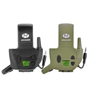 2 Pack W01 Walkie Talkies Compatible with Walker's Razor Slim Electronic Ear Muffs, Outdoors Hunting Shooting Construction Sites Work Shop, Black and Green 2 Pack W01 Walkie Talkies Compatible with Walker's Razor Slim Electronic Ear Muffs, Outdoors Hunting Shooting Construction Sites Work Shop, Black and Green