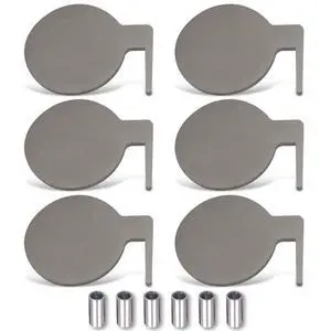 6Pcs AR500 Dueling Tree Paddles 6" X 3/8" Steel Target DIY Shooting Target Kits with Tubes 6Pcs AR500 Dueling Tree Paddles 6" X 3/8" Steel Target DIY Shooting Target Kits with Tubes
