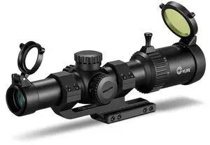 EagleFeather LPVO Rifle Scope with 30mm Cantilever Mount, 5 Levels Red & Green Illumination Reticle, Second Focal Plane Scopes with Zero Reset EagleFeather LPVO Rifle Scope with 30mm Cantilever Mount, 5 Levels Red & Green Illumination Reticle, Second Focal Plane Scopes with Zero Reset