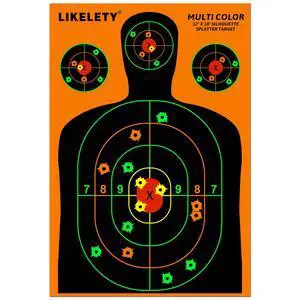 12x18 Inch Splatter Shooting Targets, Multiple Colors Effect, 10/25/50 Pack | Thick Paper, Bright, Indoor and Outdoor Ranges, Silhouette, for BB Guns, Airguns, Rifles 12x18 Inch Splatter Shooting Targets, Multiple Colors Effect, 10/25/50 Pack | Thick Paper, Bright, Indoor and Outdoor Ranges, Silhouette, for BB Guns, Airguns, Rifles