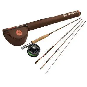 Original Fly Fishing Rod and Reel Combo Kit 9 4-Piece Medium Action Rod, Crosswater Reel, Rio Fly Line, Leader, and Travel Case Freshwater & All Water Options Original Fly Fishing Rod and Reel Combo Kit 9 4-Piece Medium Action Rod, Crosswater Reel, Rio Fly Line, Leader, and Travel Case Freshwater & All Water Options