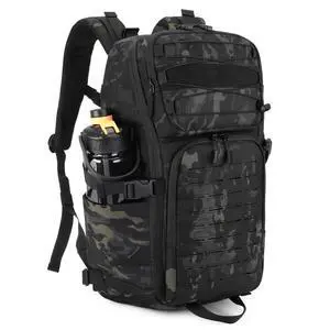 Tactical Backpack for Men 35L Military Backpack MOLLE 1000D Army Daypack 3 Day Bug Out Bag for Work Camping Hiking Outdoor, Camo Tactical Backpack for Men 35L Military Backpack MOLLE 1000D Army Daypack 3 Day Bug Out Bag for Work Camping Hiking Outdoor, Camo