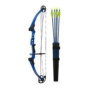 Mini Youth Bow Archery Set, Left Hand, Blue Mini Youth Bow Archery Set, Left Hand, Blue