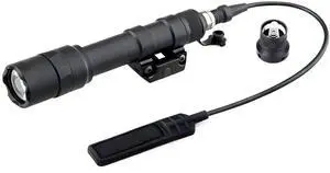 Rifle Light, Tactical Weapon Scout Flashlight for 20mm Picatinny Rail with Remote Pressure Switch Tail Switch and Mount(600) Rifle Light, Tactical Weapon Scout Flashlight for 20mm Picatinny Rail with Remote Pressure Switch Tail Switch and Mount(600)